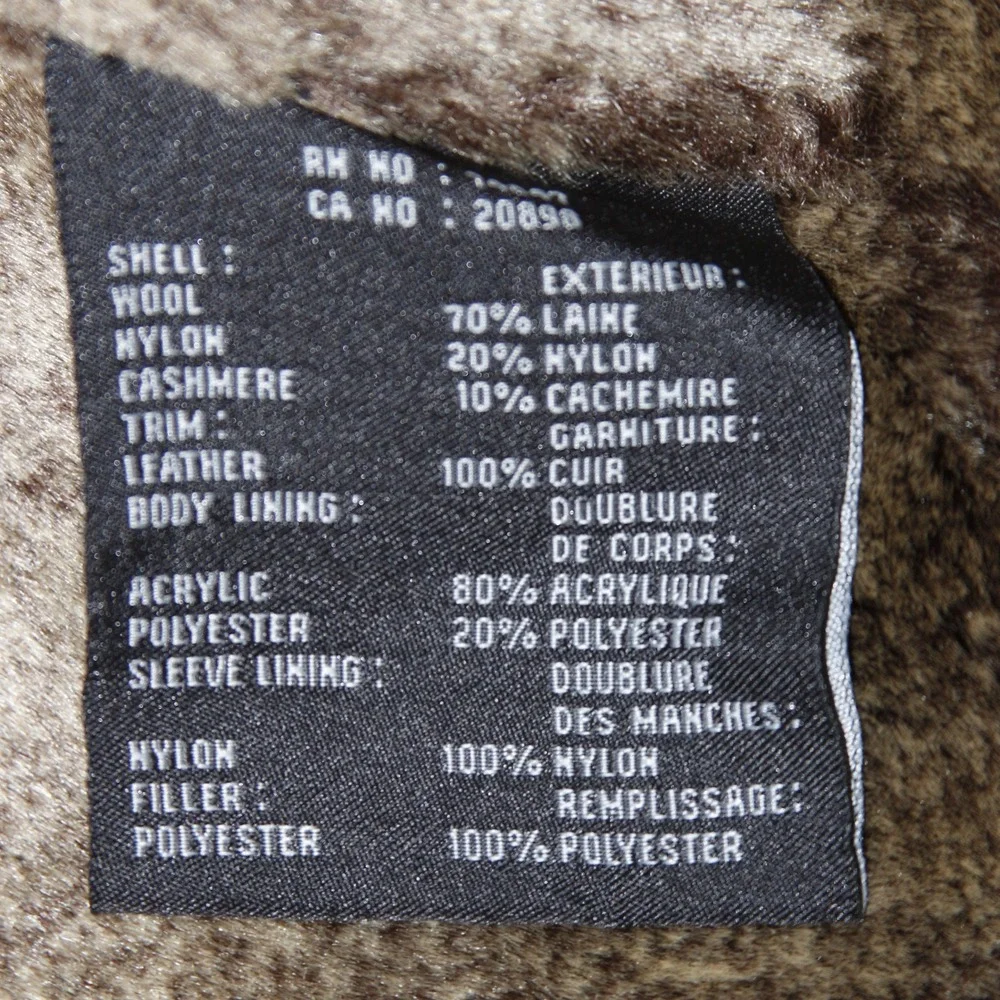 Andrew Marc New York Coat Mens XL Black‎ Cashmere Wool Blend Fur Lined Elegant